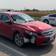 South Dakota Attorney General Jason Ravnsborg’s Ford Taurus at the scene of the impact the following morning.